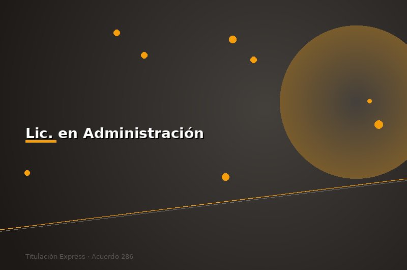 Lic. en Administración
