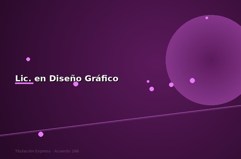 Lic. en Diseño Gráfico